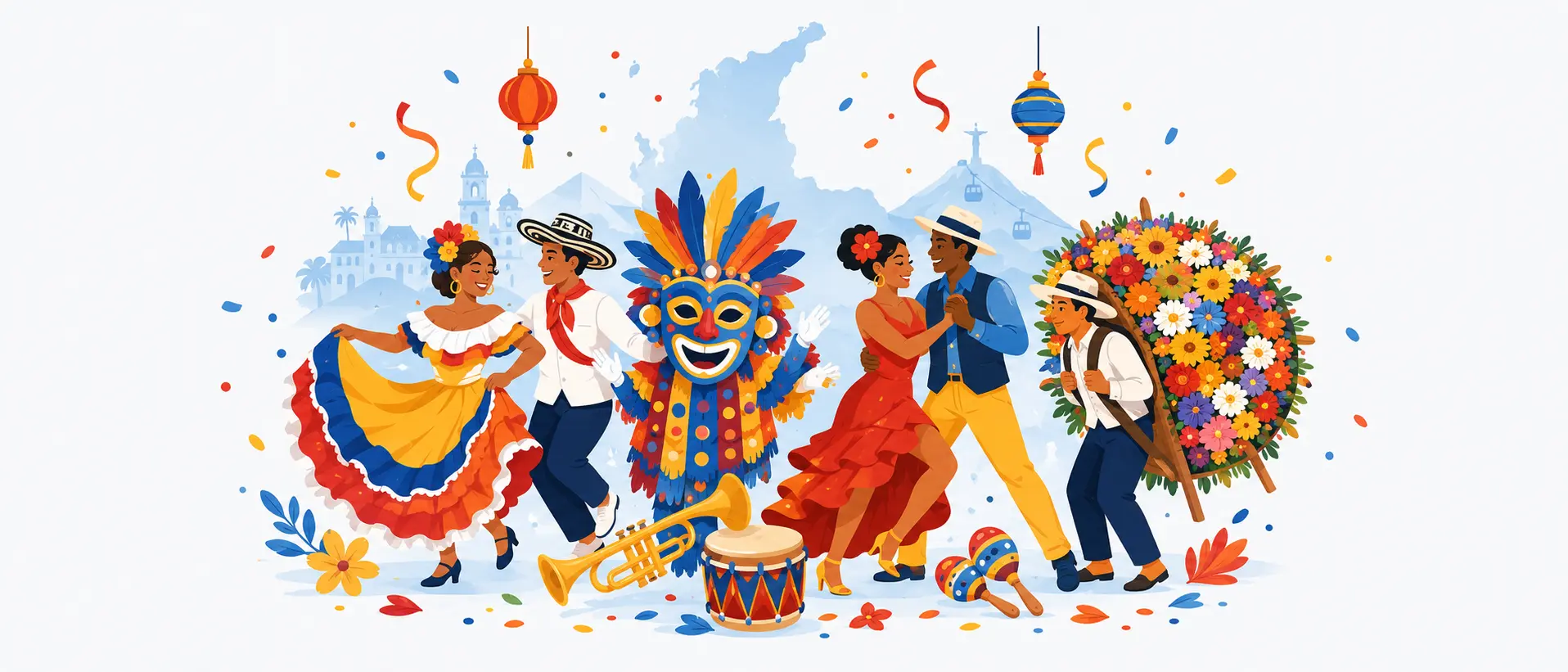 Carnavals et ferias : les grandes fêtes de Colombie