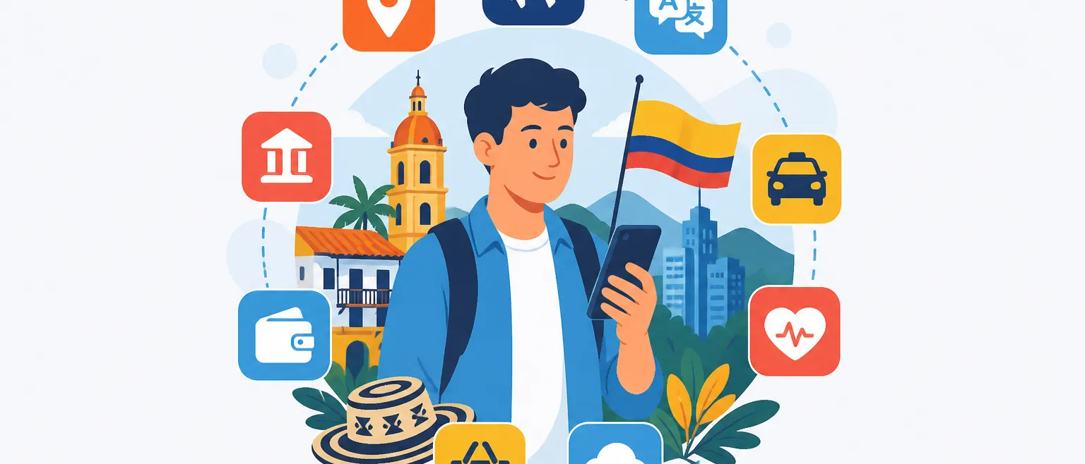 Expatriation en Colombie : les apps incontournables pour la vie quotidienne