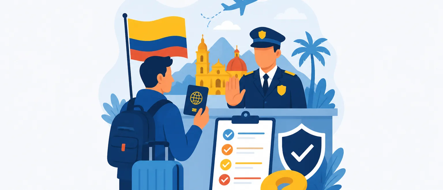 Inadmission en Colombie : pourquoi on peut vous refuser l’entrée même avec un visa