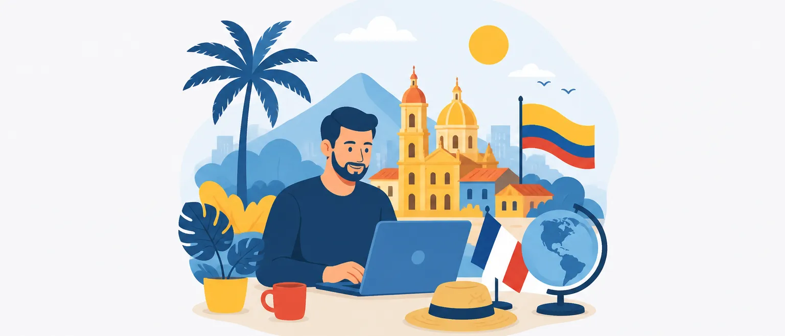 Télétravailler en Colombie : le guide complet pour les expatriés français
