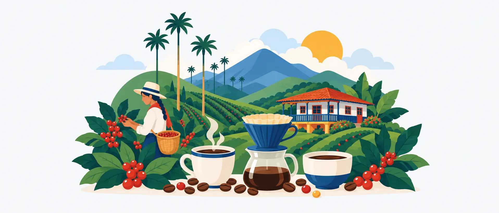 Le café en Colombie : tinto, spécialité et Eje Cafetero