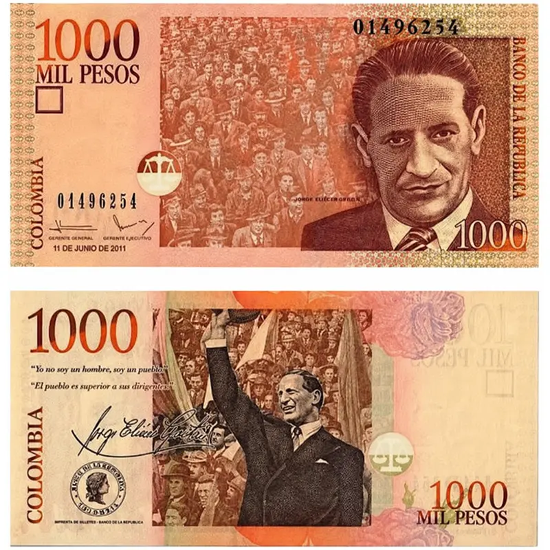 Billet de 1000 pesos colombiens