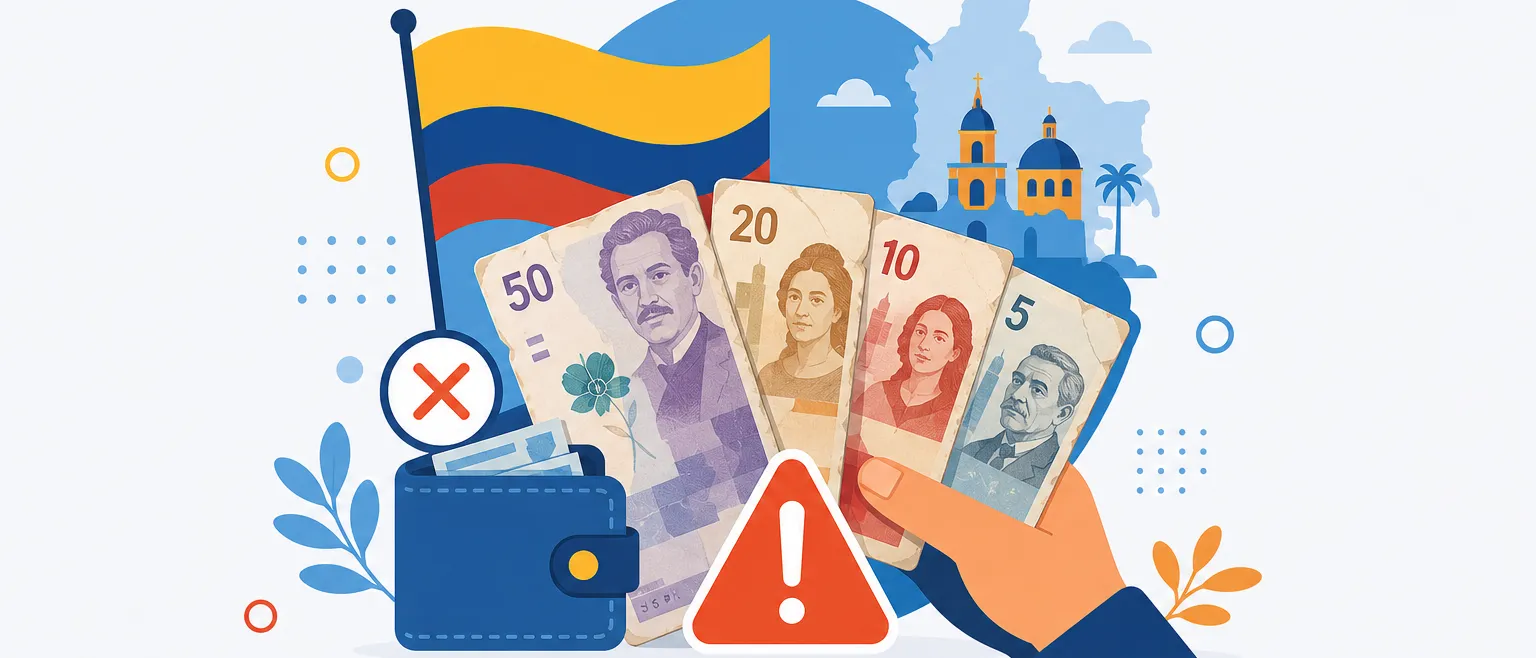 Attention aux billets obsolètes en Colombie : Ce qu'il faut savoir