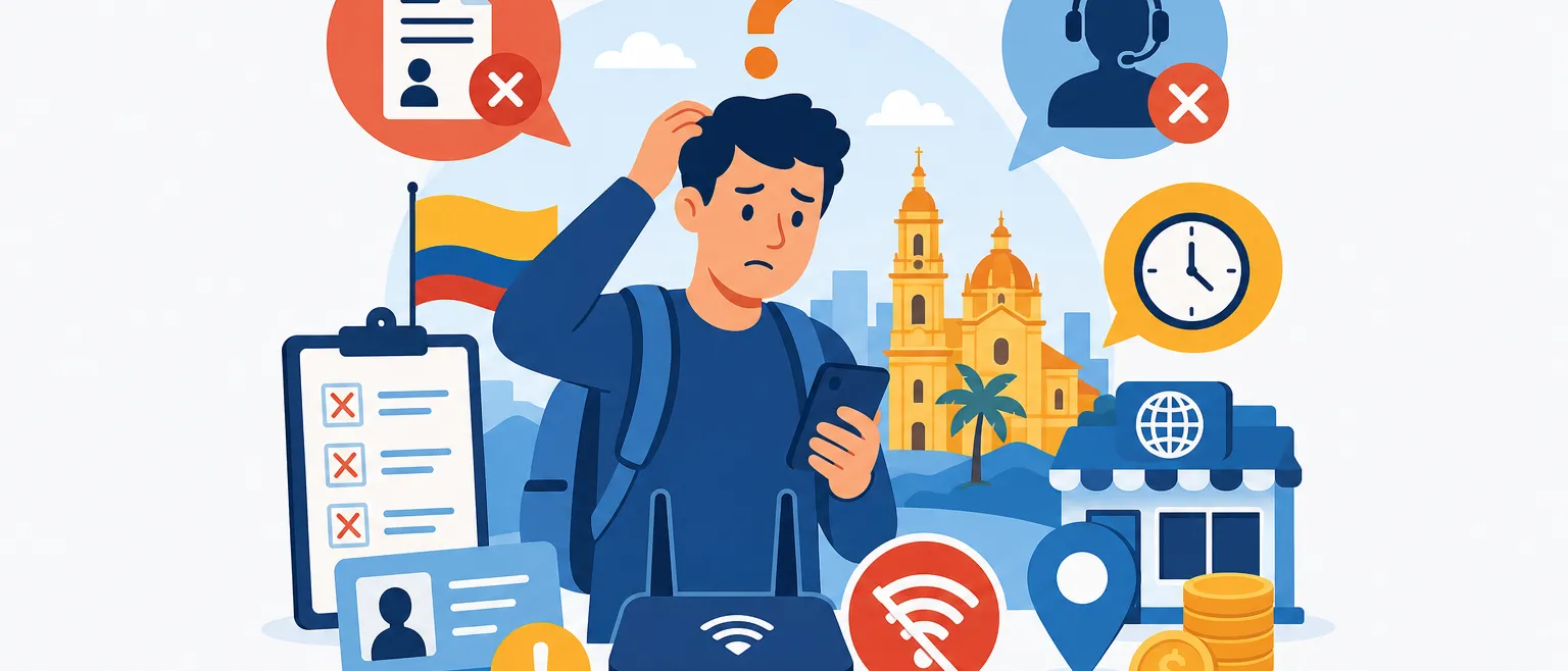Pourquoi est-il difficile d'obtenir un abonnement internet en Colombie en tant que nouvel arrivant ?
